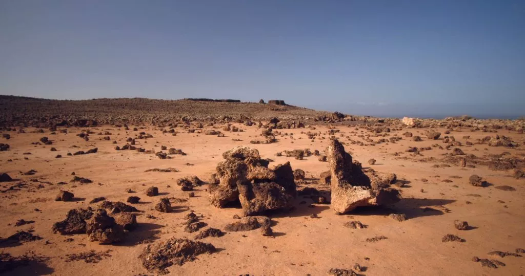 Tefia desert canary island